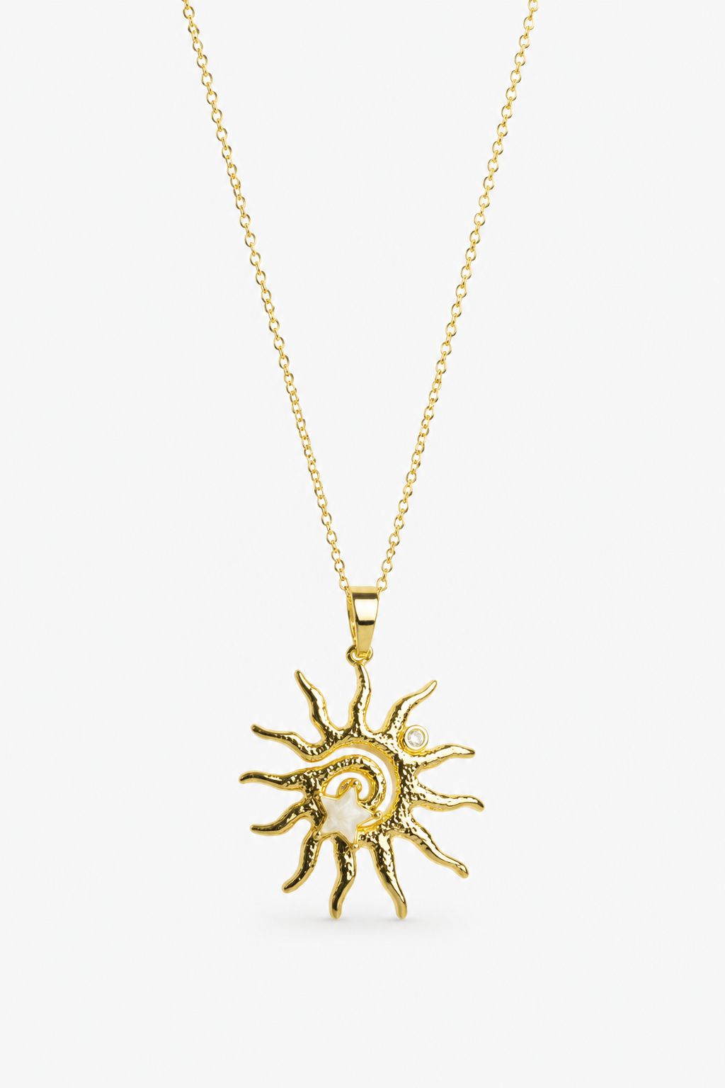 solar flame necklace