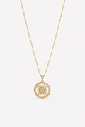Radian compass necklace