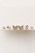 Crystal Butterfly Earrings