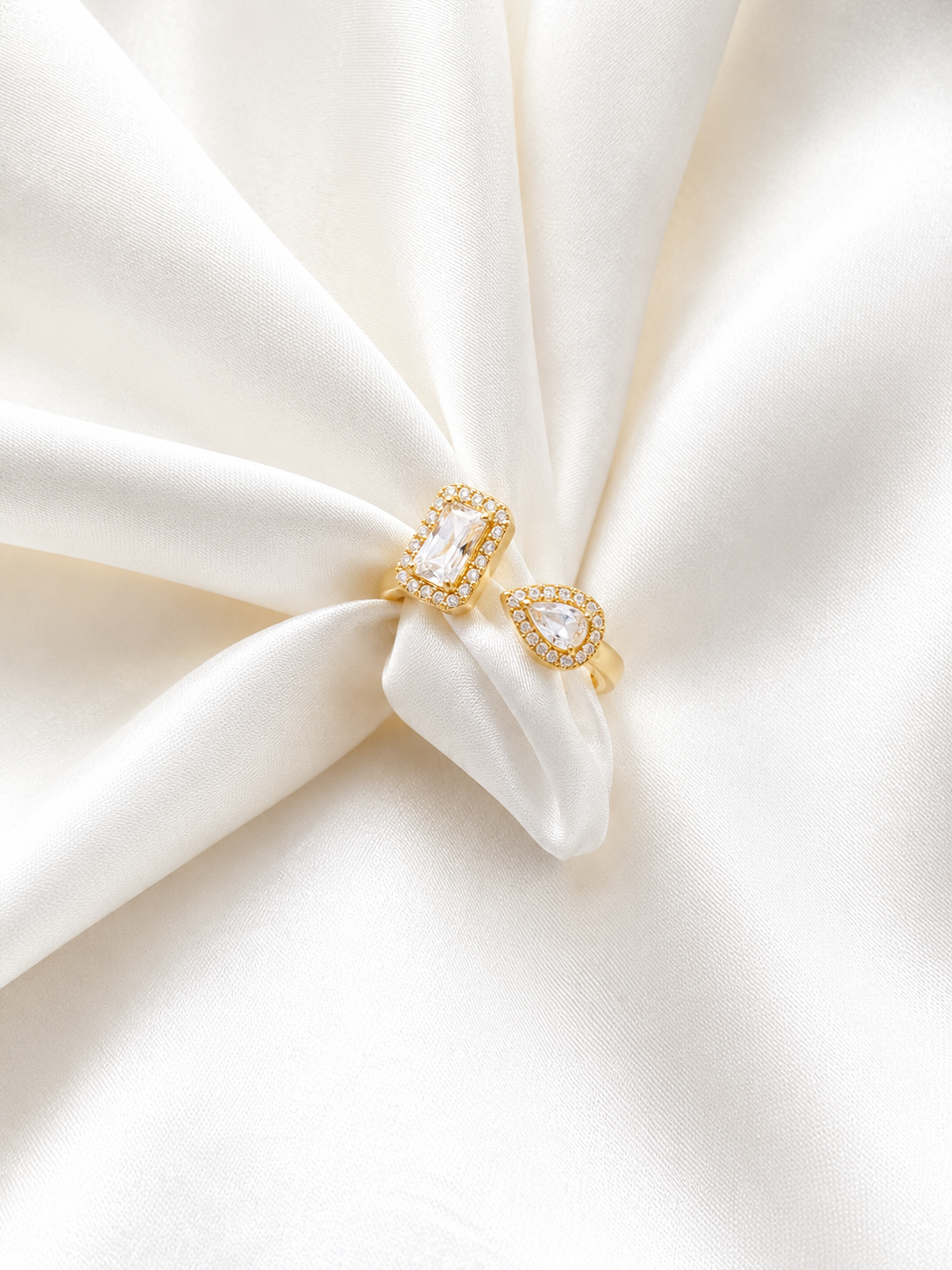 Crystal Duo Ring