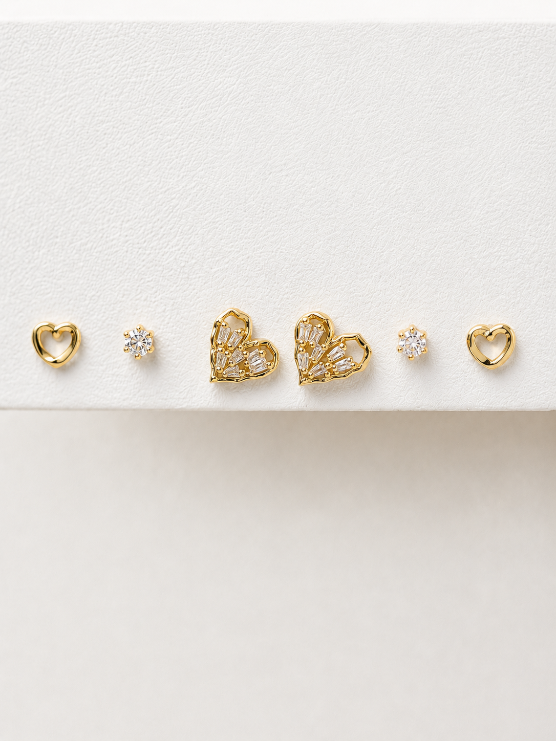 Crystal Love Studs