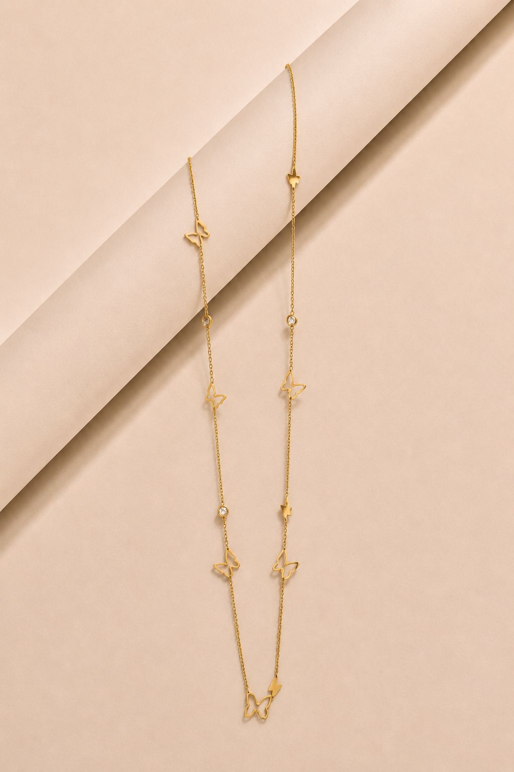 Golden Flutter Necklace