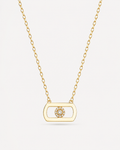 Gold Frame Necklace