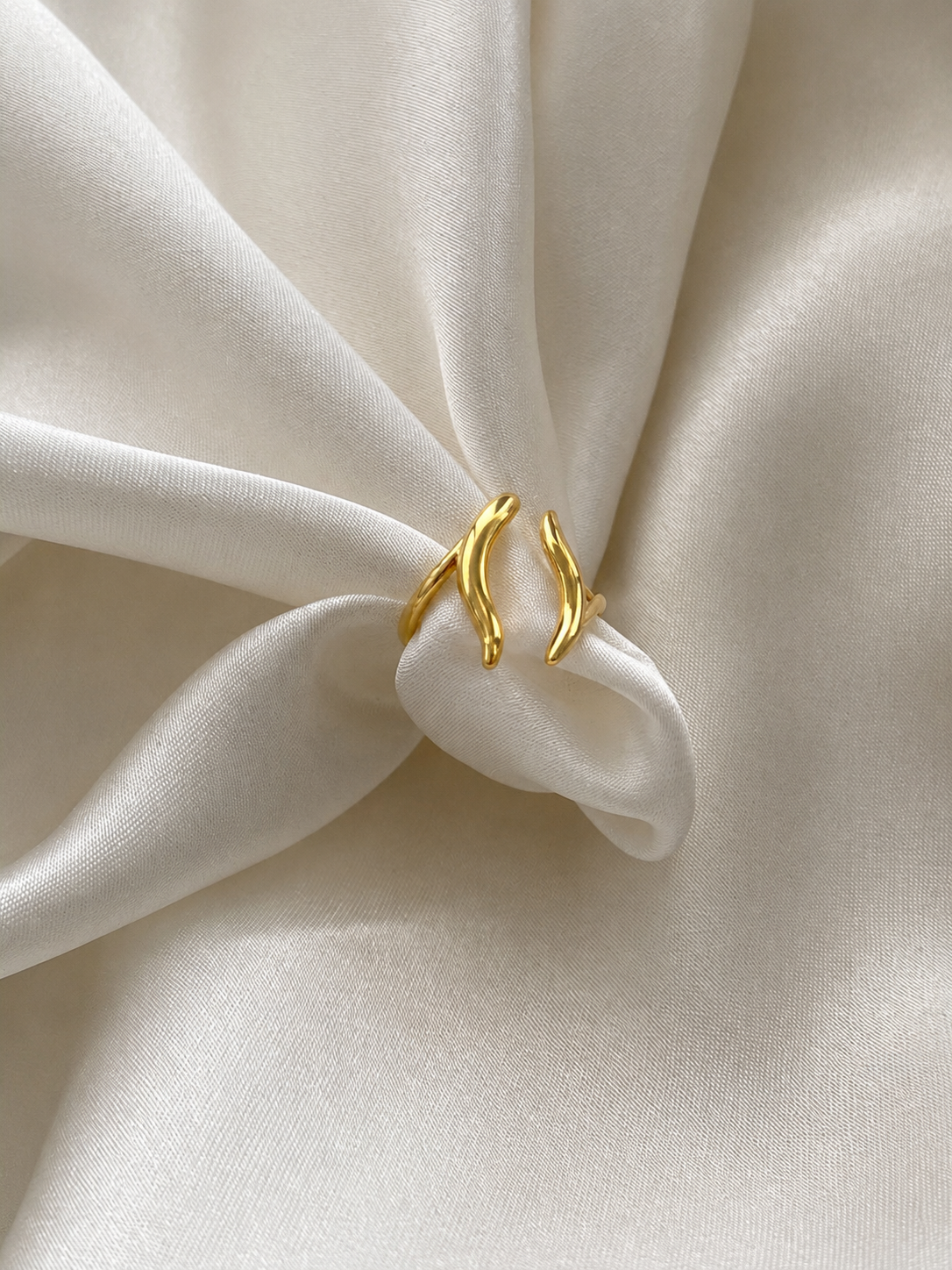 Golden Twist Ring