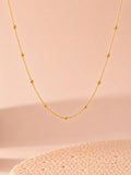Golden Beaded Necklace
