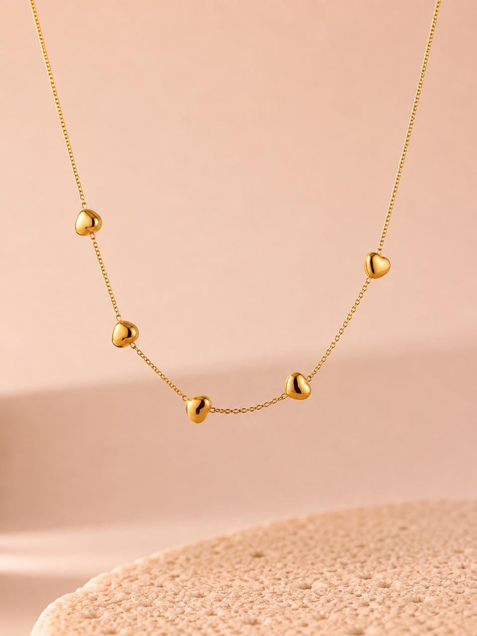 Golden Heart Necklace