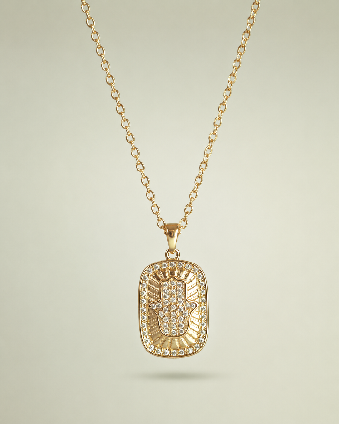 Hamsa Shine Necklace
