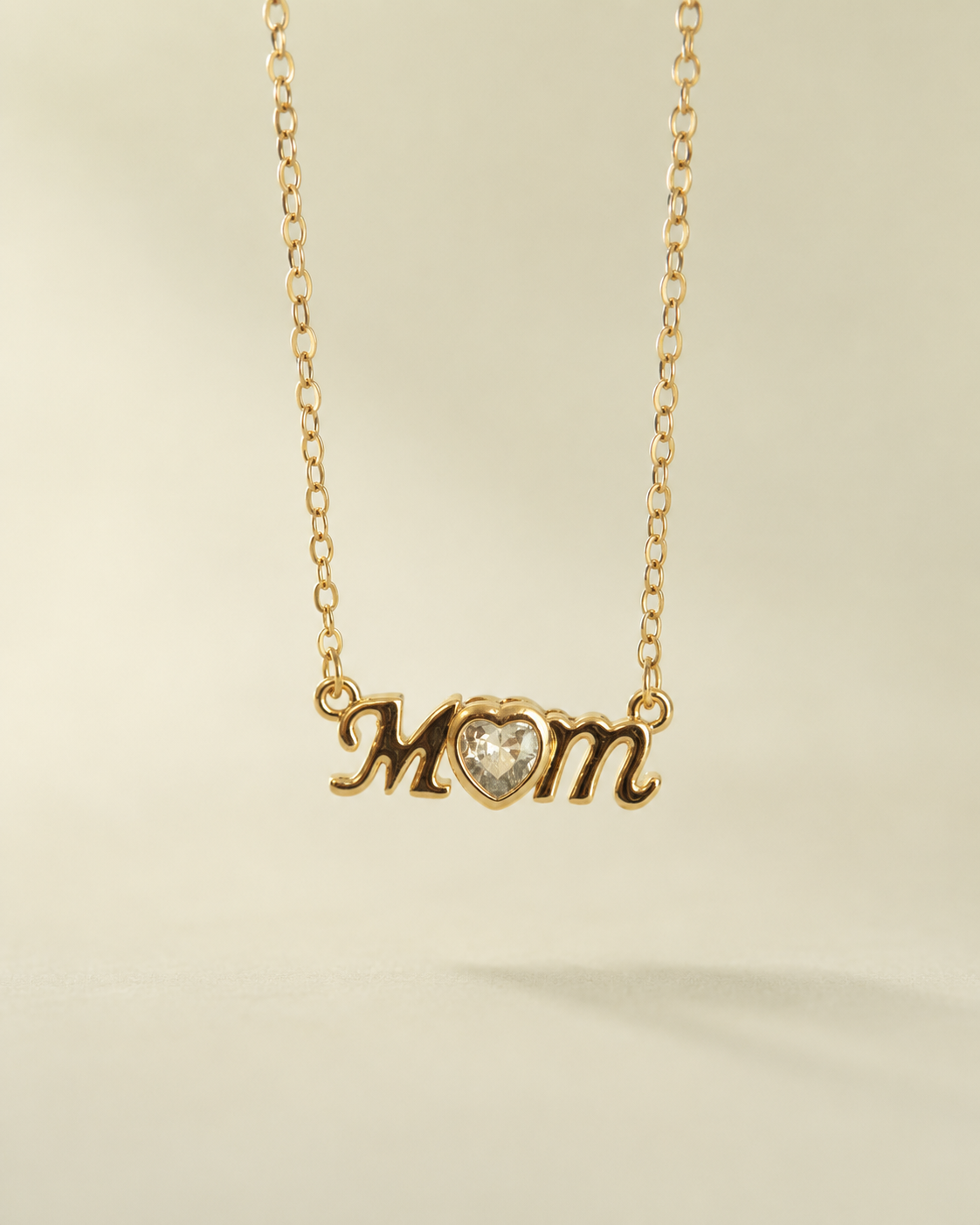 Mom Heart Necklace