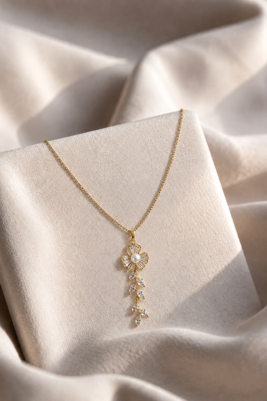Pearl Blossom Necklace