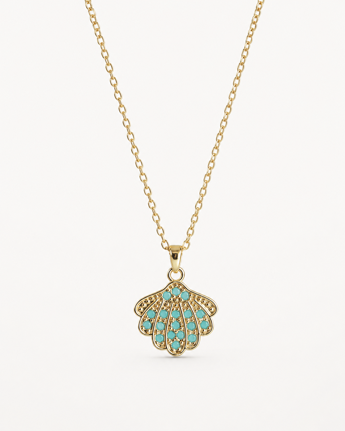 Pearl Heart Medallion Necklace