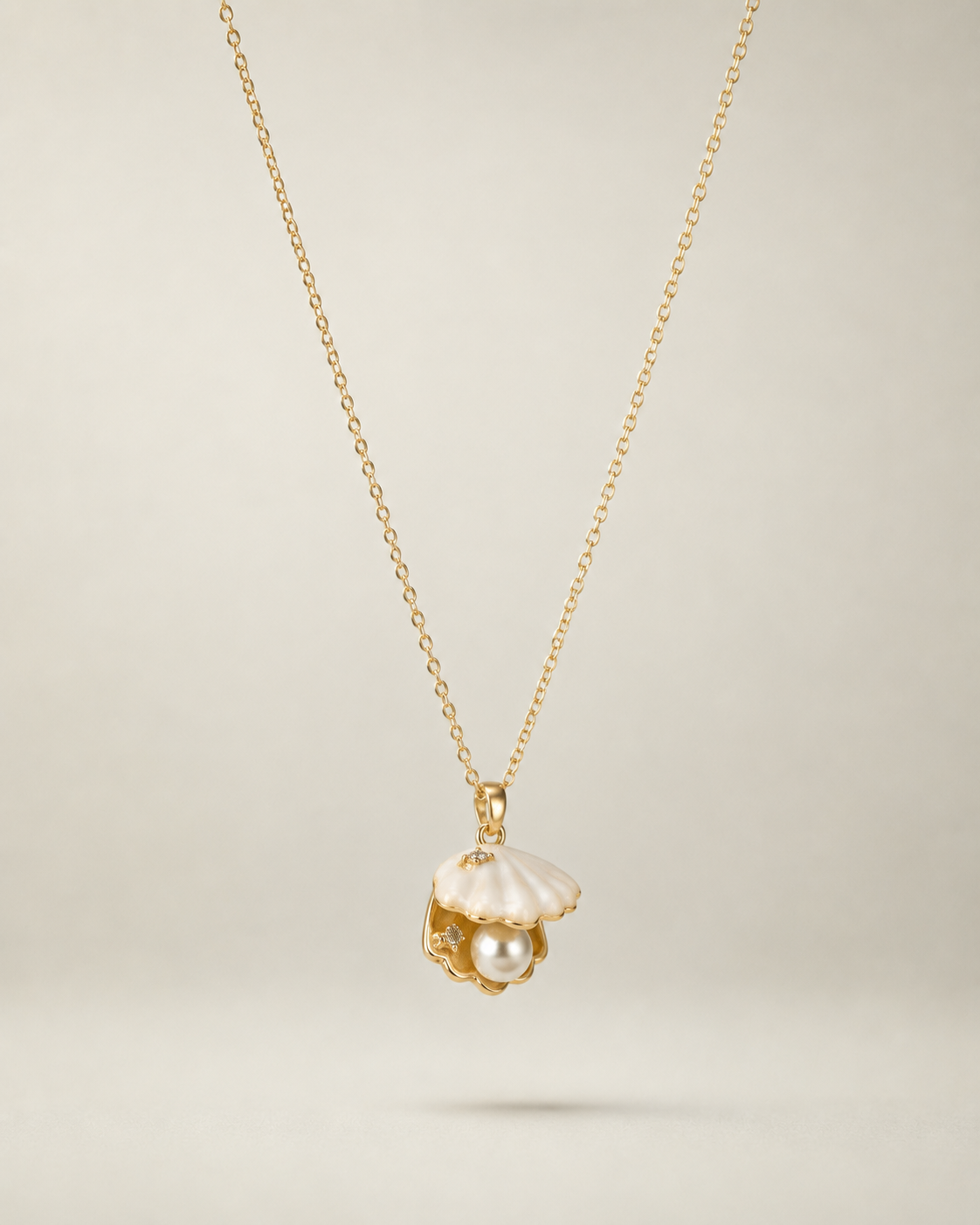 Pearl Oyster Necklace