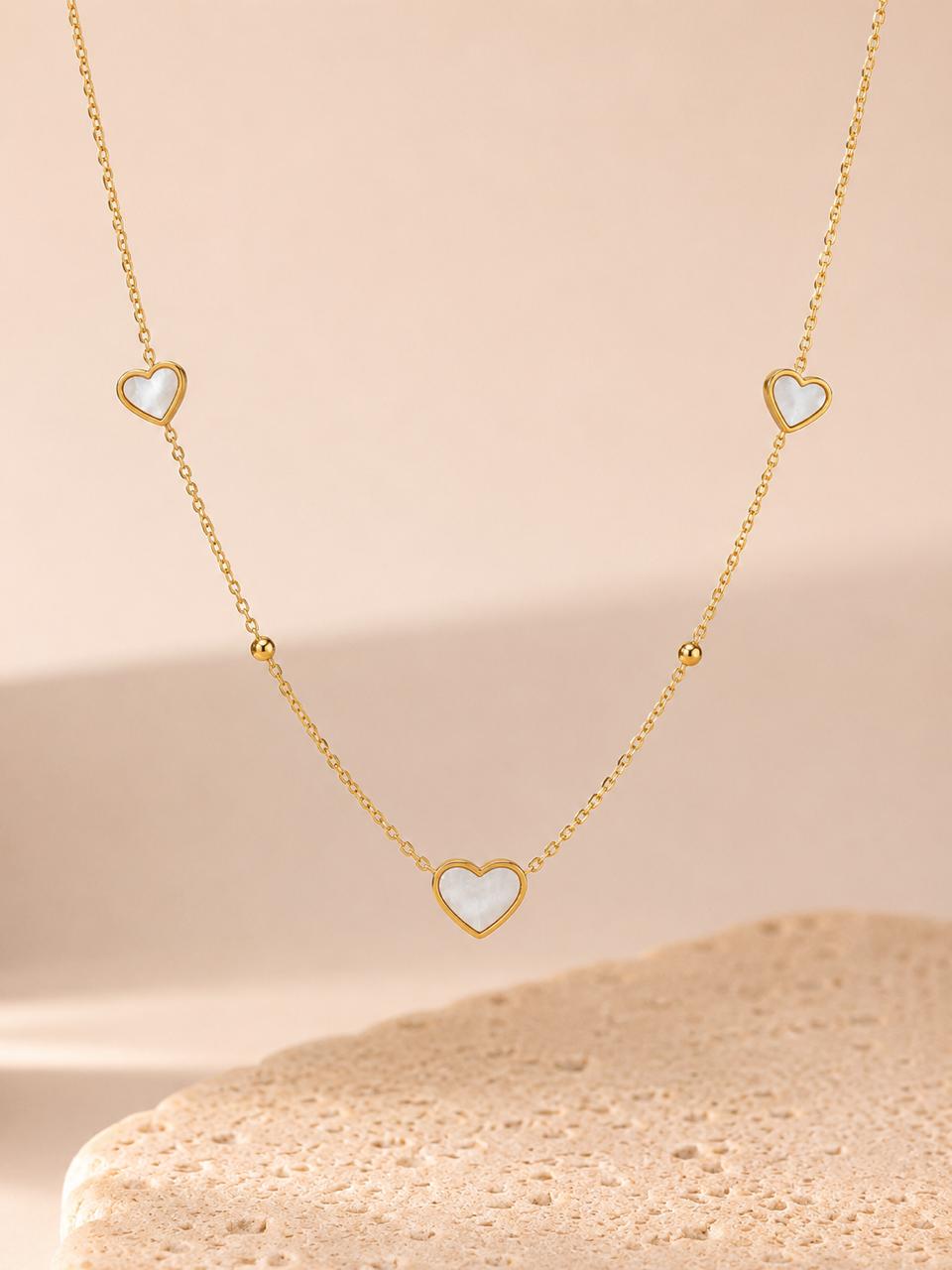 Pearl Heart Necklace