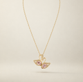 Pink Swan Necklace