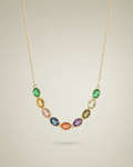 Rainbow Gemstones Necklace