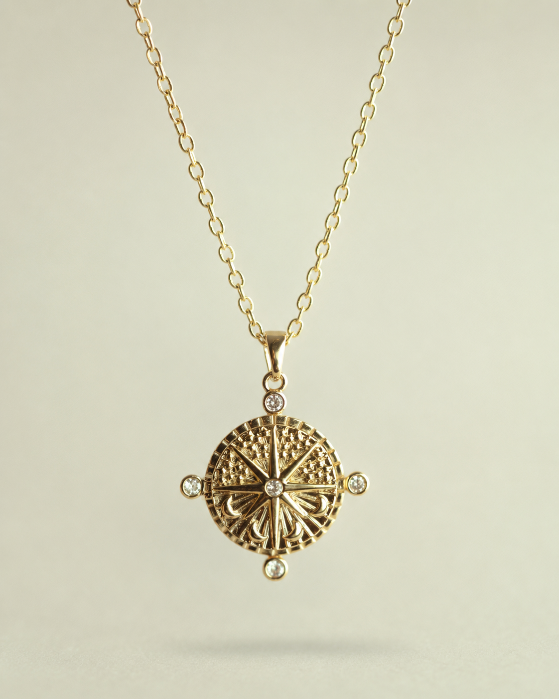 Sun Compass Necklace