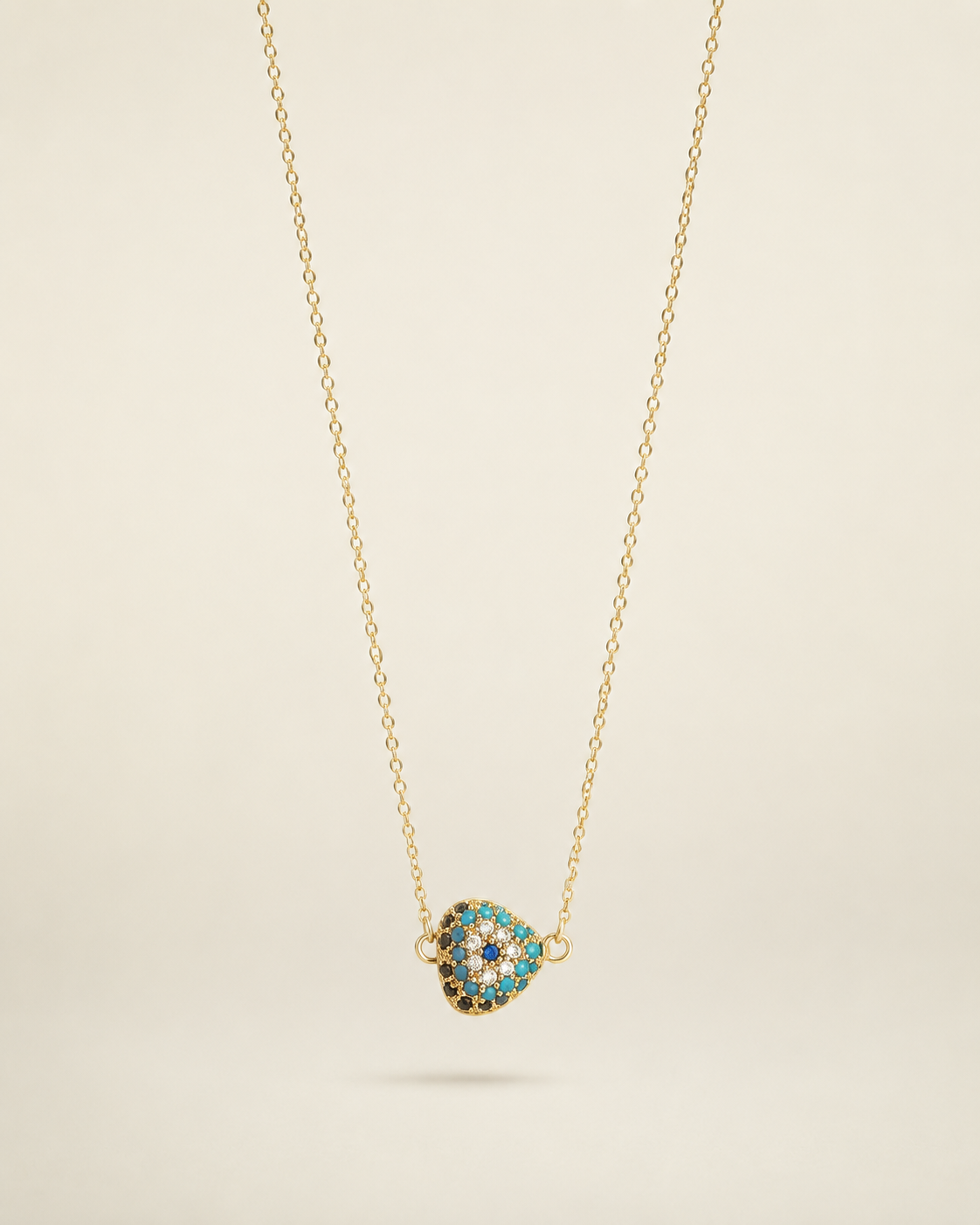 Turquoise Evil Eye Necklace