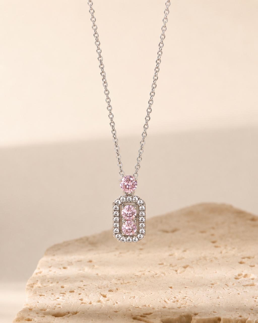 Rosé Prism Necklace
