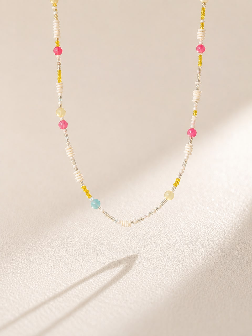 Pastel Bead Necklace