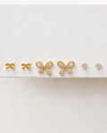 Girly Tie Earring Set