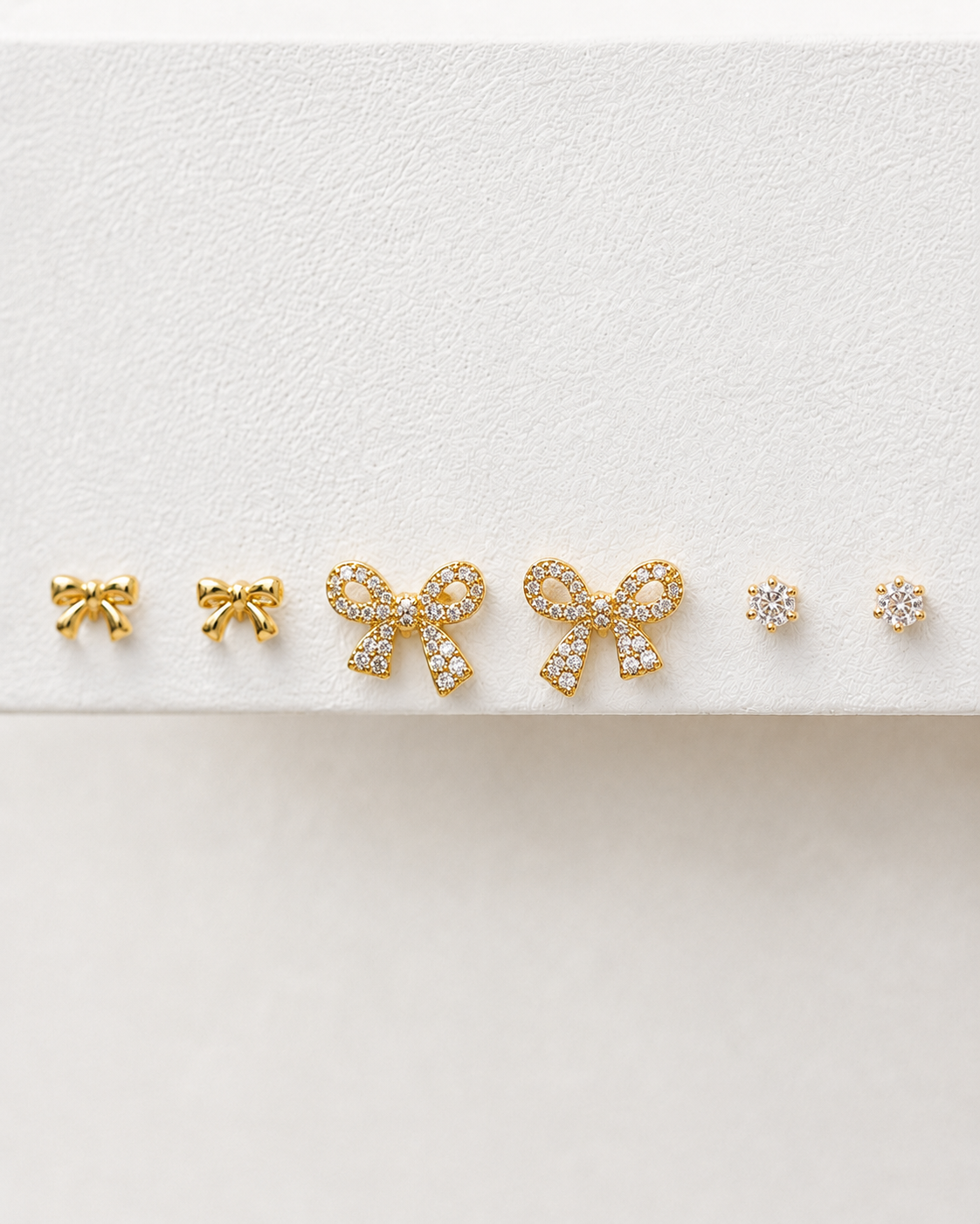 Girly Tie Earring Set