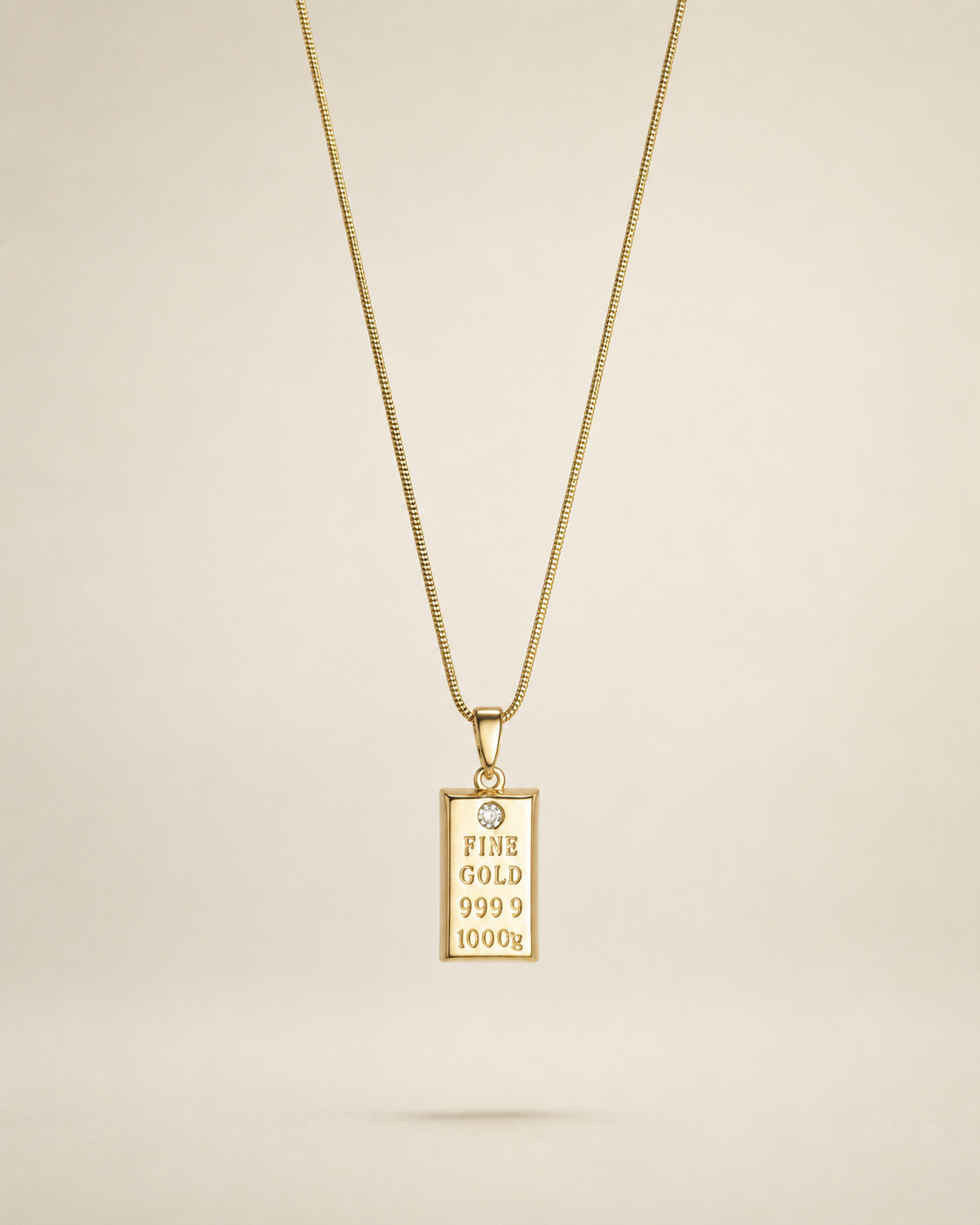 Gold Bar Necklace