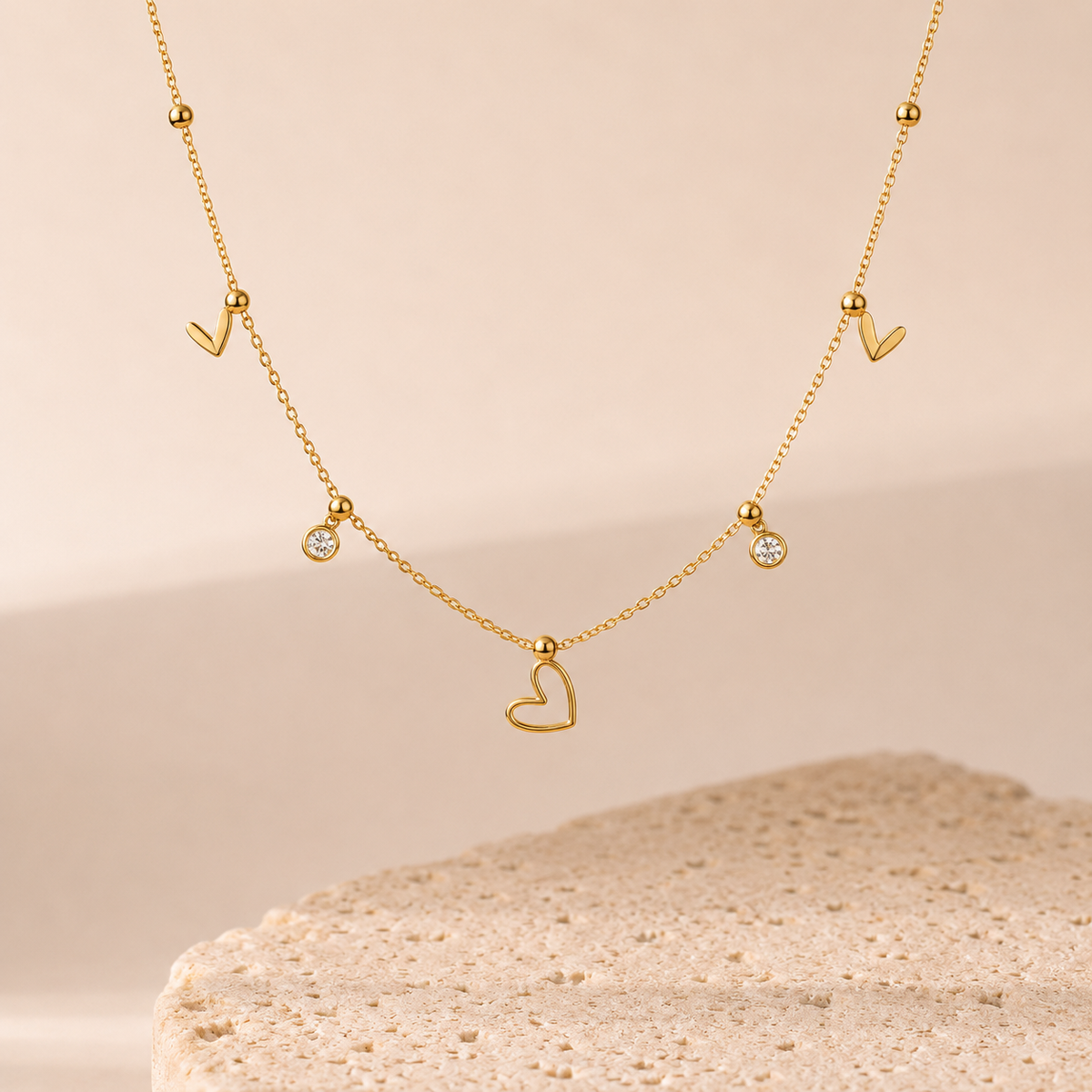 Open Heart Necklace