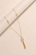 Perla Tassel Necklace