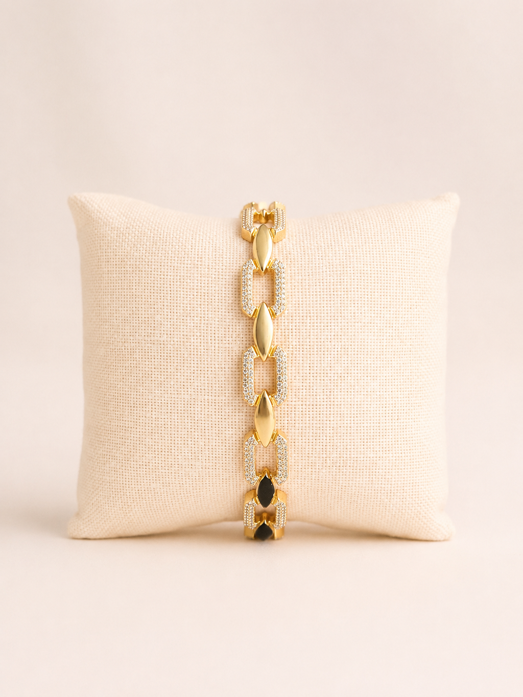 marquise link bracelet
