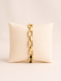 marquise link bracelet