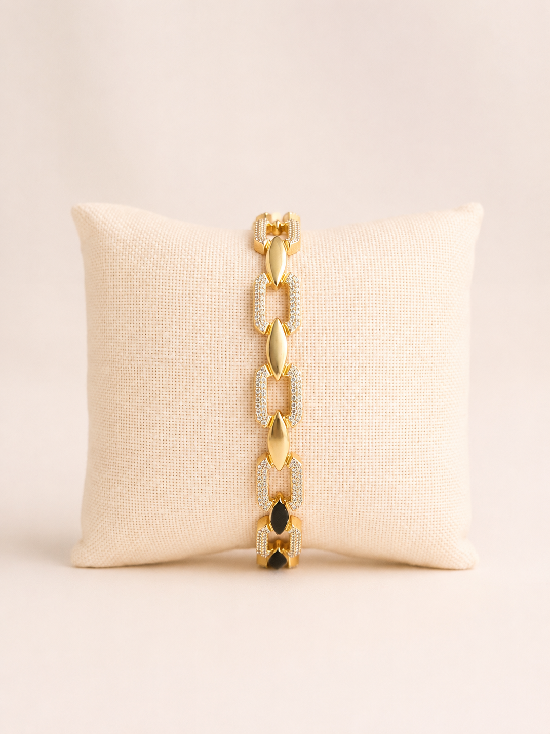 marquise link bracelet